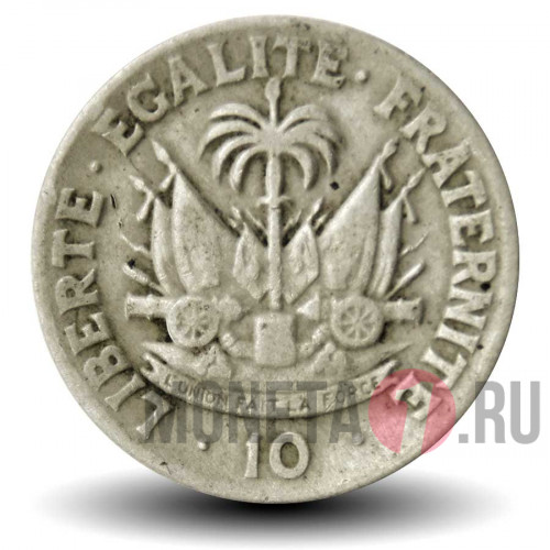 10 сантимов 1958 года - Гаити