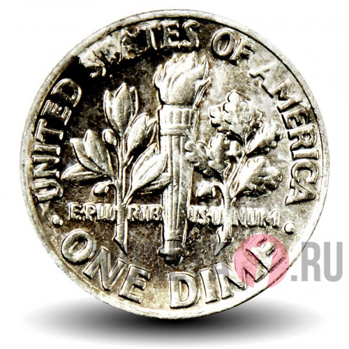 1 дайм 1985 года - США - Рузвельт - D
