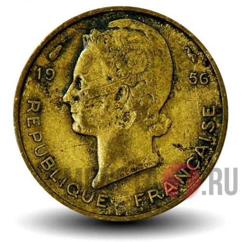 5 франков 1956 года - Французская Западная Африка