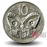 10 центов 1997 года - Новая Зеландия - Маска Маори