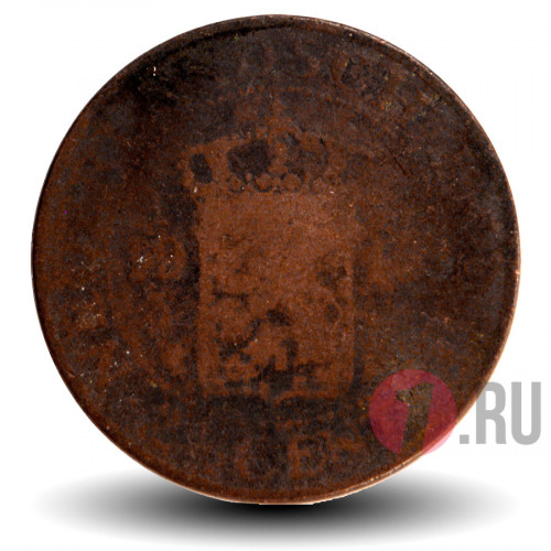 2 1/2 цента 1915 года - Вильгельмина - Нидерландская Индия