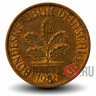 2 пфеннига 1986 года - ФРГ - Дуб - F
