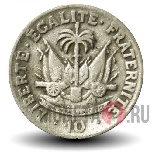 10 сантимов 1970 года - Гаити
