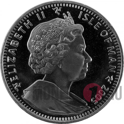 1 крона - Битва при мысе Сент-Винсент - 2005 год - Остров Мэн