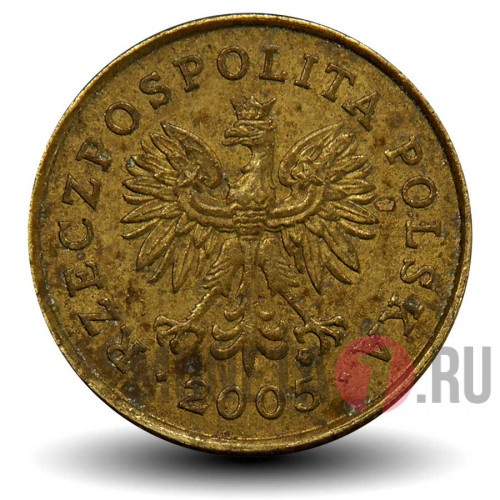 5 грошей 2005 года - Польша