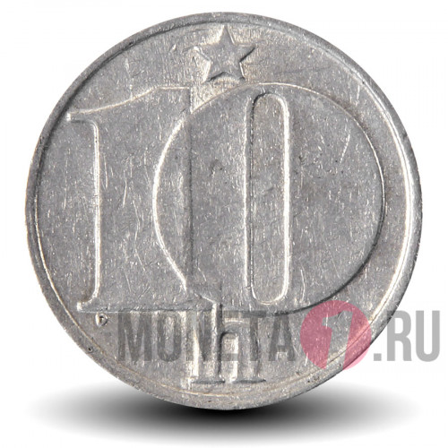 10 геллеров 1985 года - Чехословакия