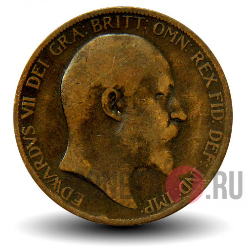 One Penny 1902 год - Великобритания