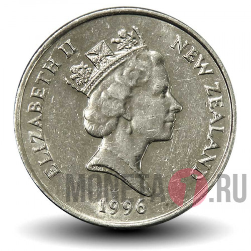 10 центов 1996 года - Новая Зеландия - Маска Маори