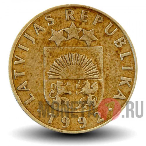 20 сантимов 1992 года - Латвия