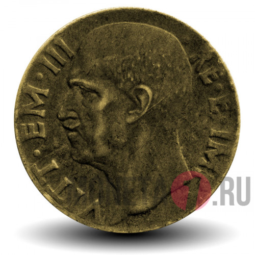 10 Centesimi 1943 года - Италия - Vittorio Emanuele III