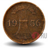 1 рейхспфенниг 1936 года - Германия - J