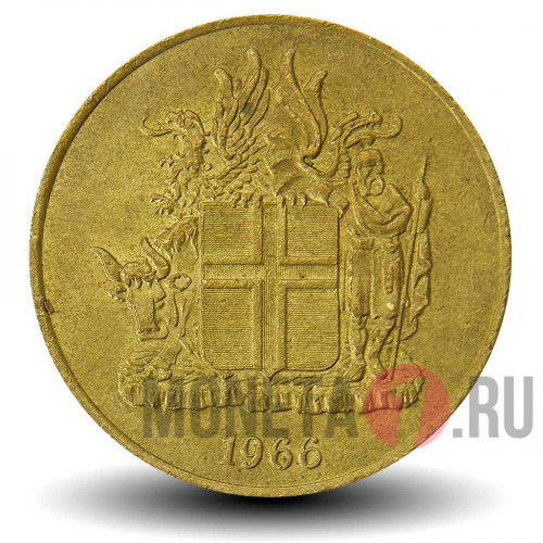 2 кроны 1966 года - Исландия