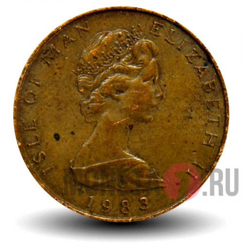 1 пенни 1983 года - Остров Мэн - Мэнская кошка (AВ)