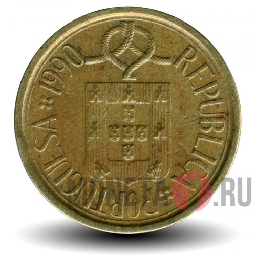 5 эскудо 1990 года - Португалия - Витраж
