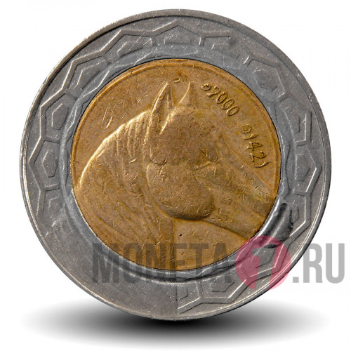 100 динаров 2000 года - Алжир - Арабская лошадь