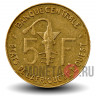 5 франков BCEAO CFA 1976 года - Западно-Африканские штаты