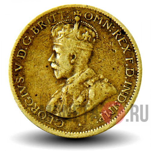 6 пенсов 1920 года - KN - Британская Западная Африка - George V