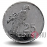 25 центов 2007 года - Сейшельские Острова - Черный попугай