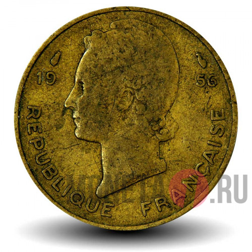 10 франков 1956 года - Французская Западная Африка
