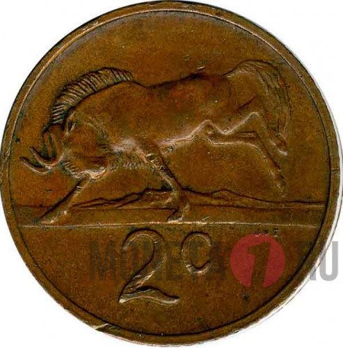 2 cents 1968 год - Suid-Afrika
