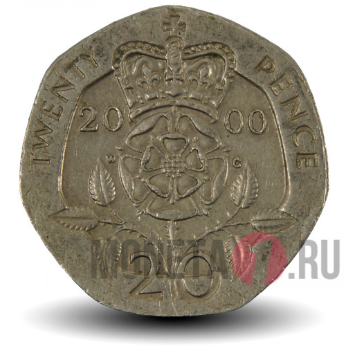 20 пенсов 2000 года - Великобритания