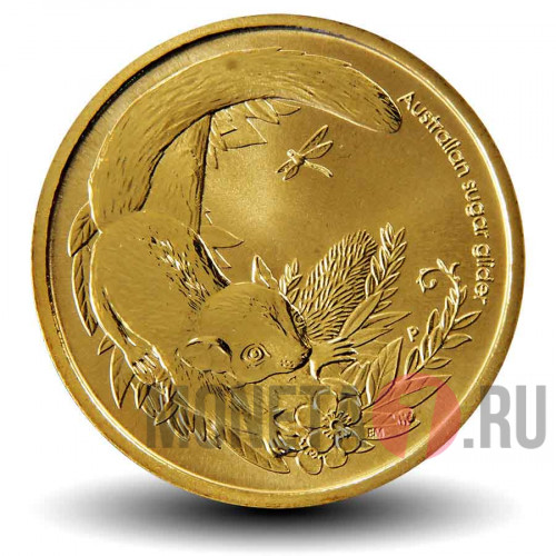 1 доллар 2011 года - Детеныши животных. Сахарная сумчатая летяга - Австралия