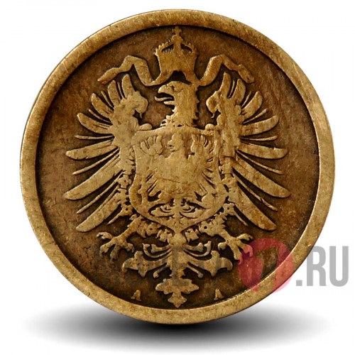 2 пфеннига 1875 года - Германская Империя - Вильгельм I - A