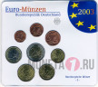 Официальный набор монет Евро Германии - 2003 год