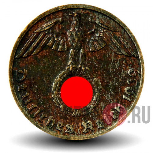 1 рейхспфенниг 1939 года - Третий Рейх - B