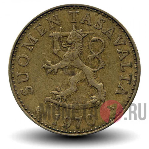 50 пенни 1970 год - Финляндия