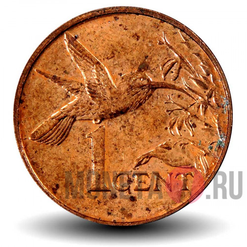 1 цент 2008 года - Тринидад и Тобаго - Колибри