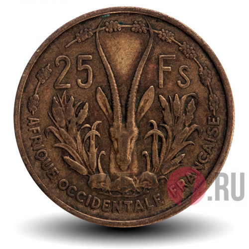 25 франков 1956 года - Французская Западная Африка