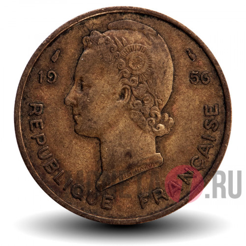 25 франков 1956 года - Французская Западная Африка