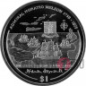 1 доллар - Адмирал Горацио Нельсон - 2005 год - Британские Виргинские острова