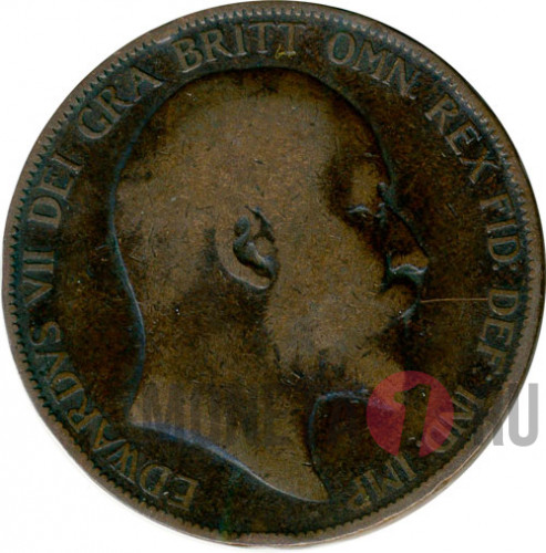 One Penny 1906 год - Великобритания
