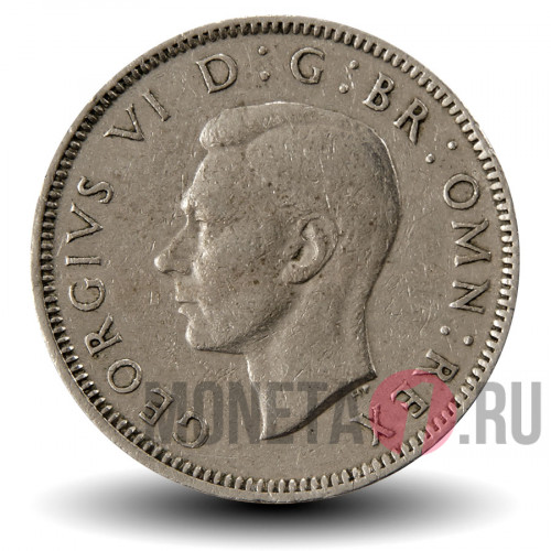 1 шиллинг 1948 года - Великобритания - Шотландский герб