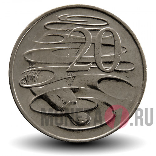 20 центов 2009 года - Австралия - Утконос