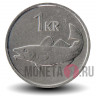 1 крона 2011 года - Исландия - Треска - XF