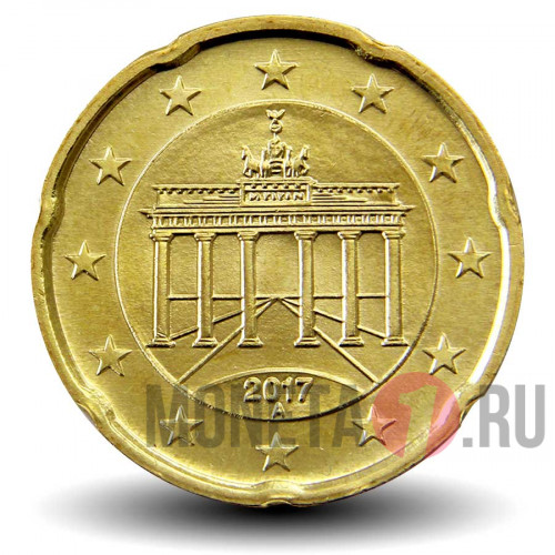 20 евроцентов 2017 года - Германия - А