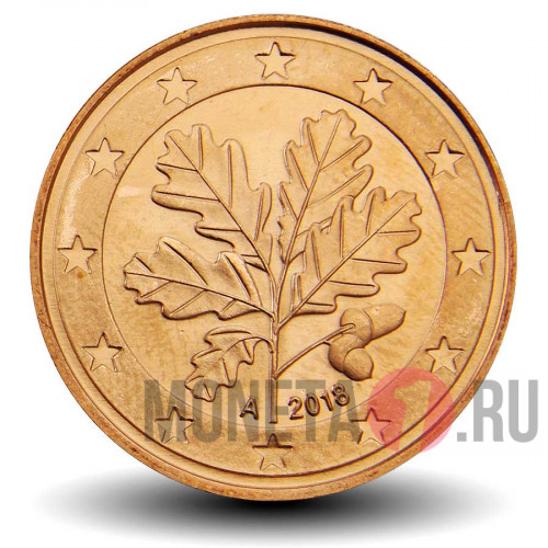 5 евроцентов 2018 года - Германия - А
