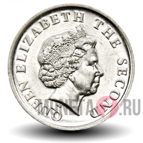 25 центов 2010 года - Восточные Карибские территории
