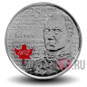 25 центов 2012 года - Сэр Айзек Брок - Канада - Цветная монета