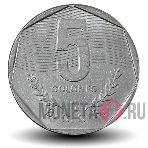 5 колонов 1985 года - Коста-Рика