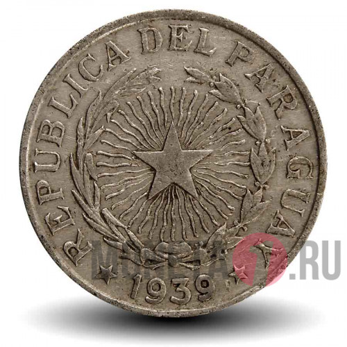 10 песо 1939 года - Парагвай