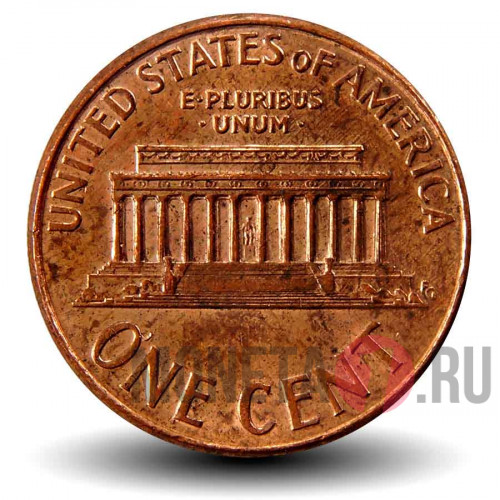 1 цент 2007 года - США - D - В блеске