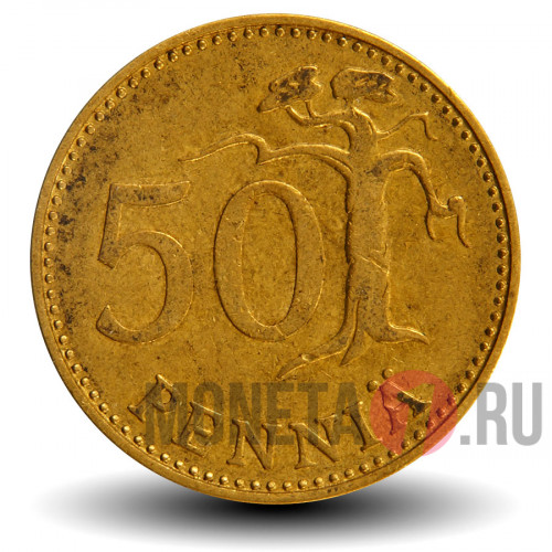50 пенни 1973 года - Финляндия