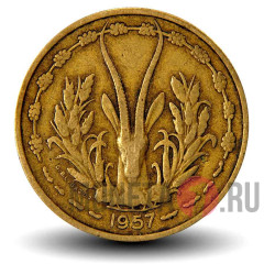 25 франков 1957 года - Французская Западная Африка