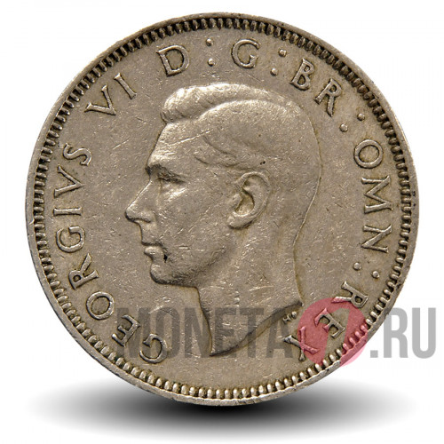 1 шиллинг 1947 года - Великобритания - Шотландский герб