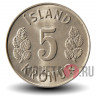 5 крон 1974 года - Исландия