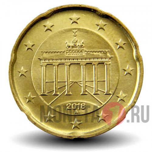 20 евроцентов 2018 года - Германия - А